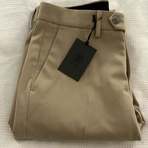 G/FORE G4 Khaki Dune Pants 100% Italian Wool 30x35 $395 NWT